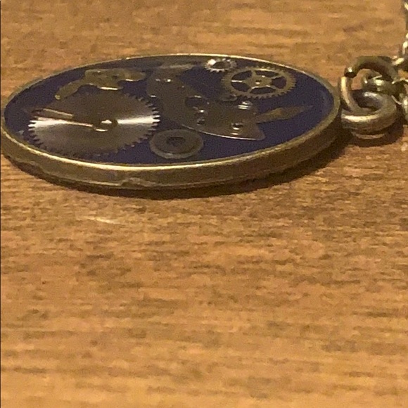 Vintage Antique Watch Gears Necklace 24” chain - Picture 6 of 6